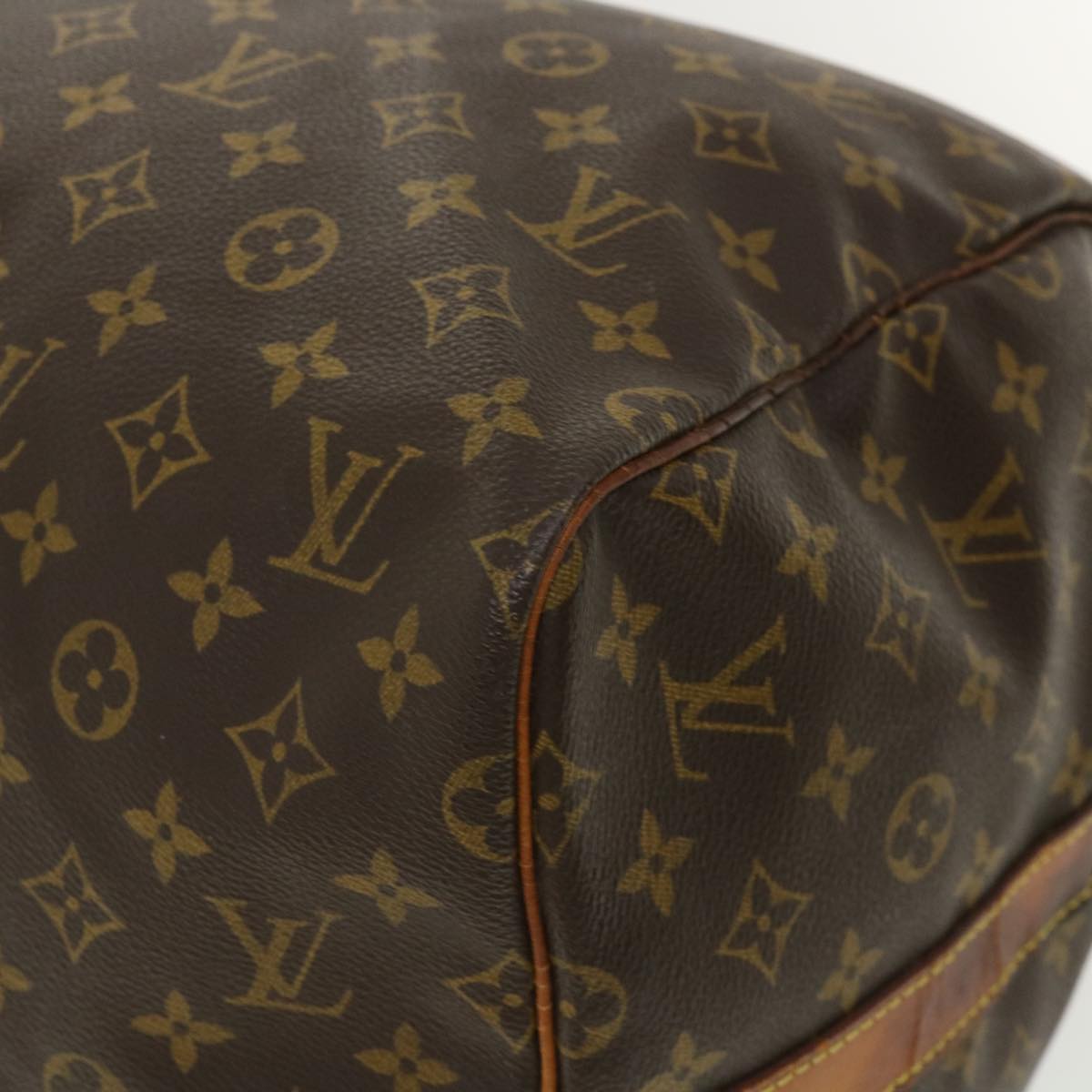 LOUIS VUITTON Monogram Keepall Bandouliere 55 Boston Bag M41414 LV Auth 32935