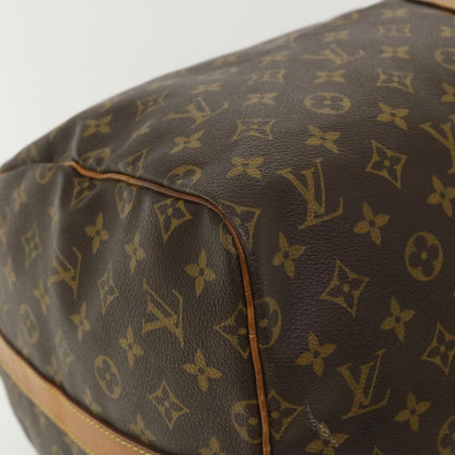 LOUIS VUITTON Monogram Keepall Bandouliere 55 Boston Bag M41414 LV Auth 32935