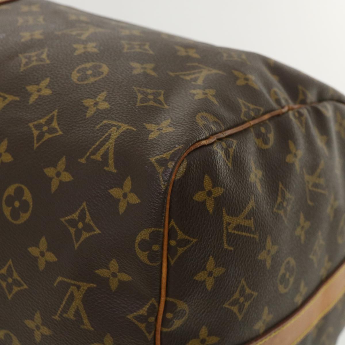 LOUIS VUITTON Monogram Keepall Bandouliere 55 Boston Bag M41414 LV Auth 32935
