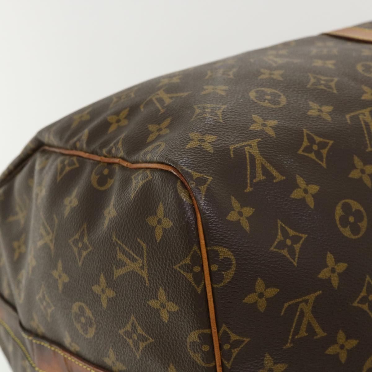 LOUIS VUITTON Monogram Keepall Bandouliere 55 Boston Bag M41414 LV Auth 32935