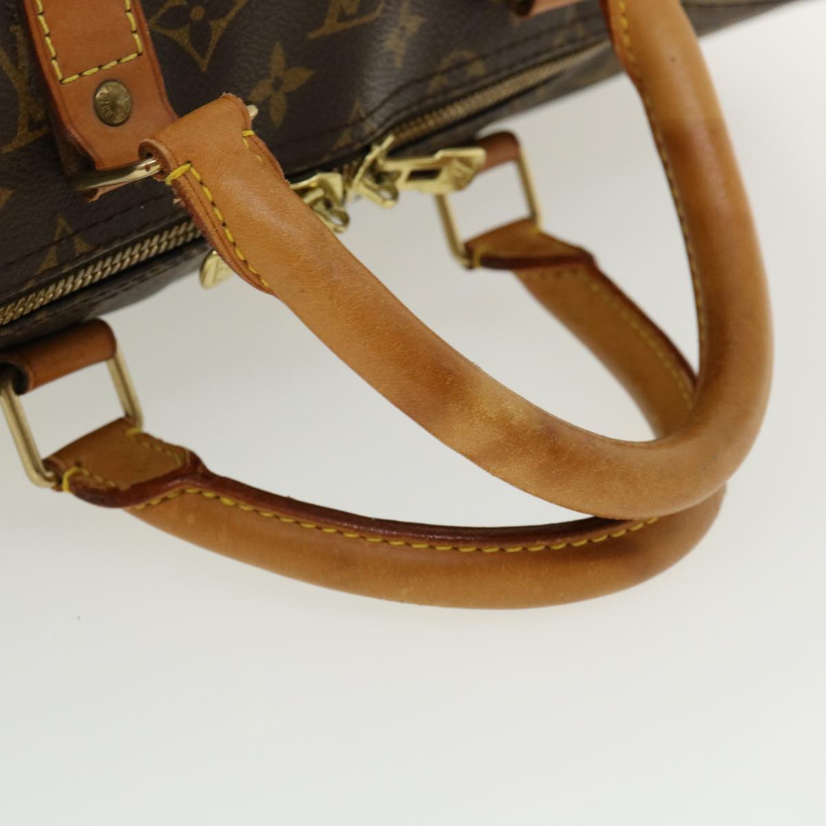 LOUIS VUITTON Monogram Keepall Bandouliere 55 Boston Bag M41414 LV Auth 32935