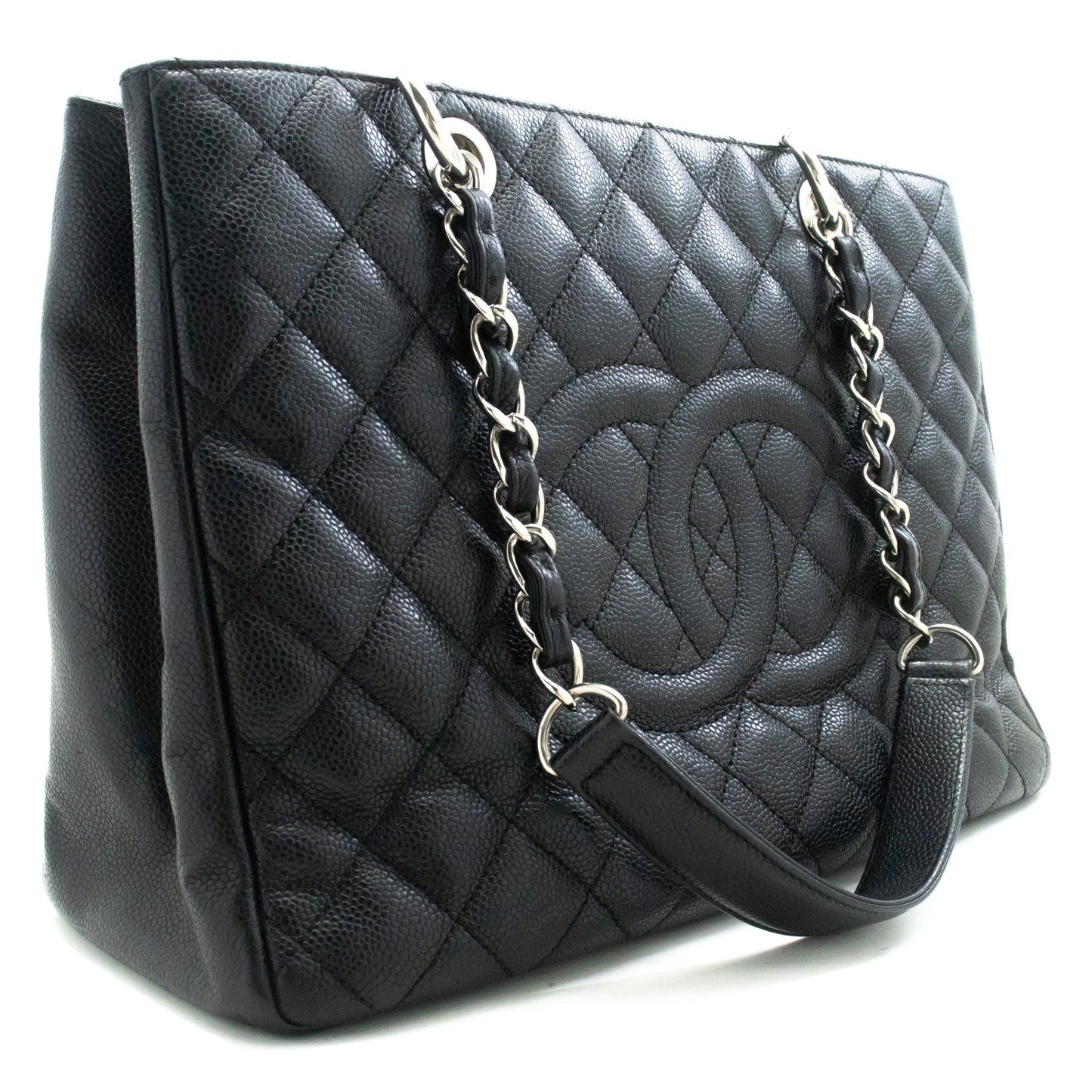 Chanel Leather Black Elegant Tote Bag 7