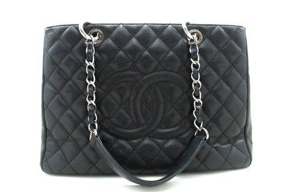 Chanel Leather Black Elegant Tote Bag 7