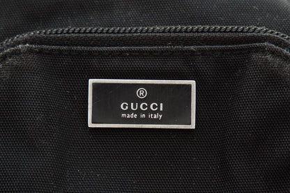 Gucci Vintage Black Triple Pouch Handbag