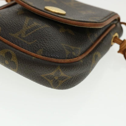 LOUIS VUITTON Monogram Pochette Cancun Shoulder Bag Pouch M60018 LV Auth 33217