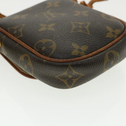 LOUIS VUITTON Monogram Pochette Cancun Shoulder Bag Pouch M60018 LV Auth 33217