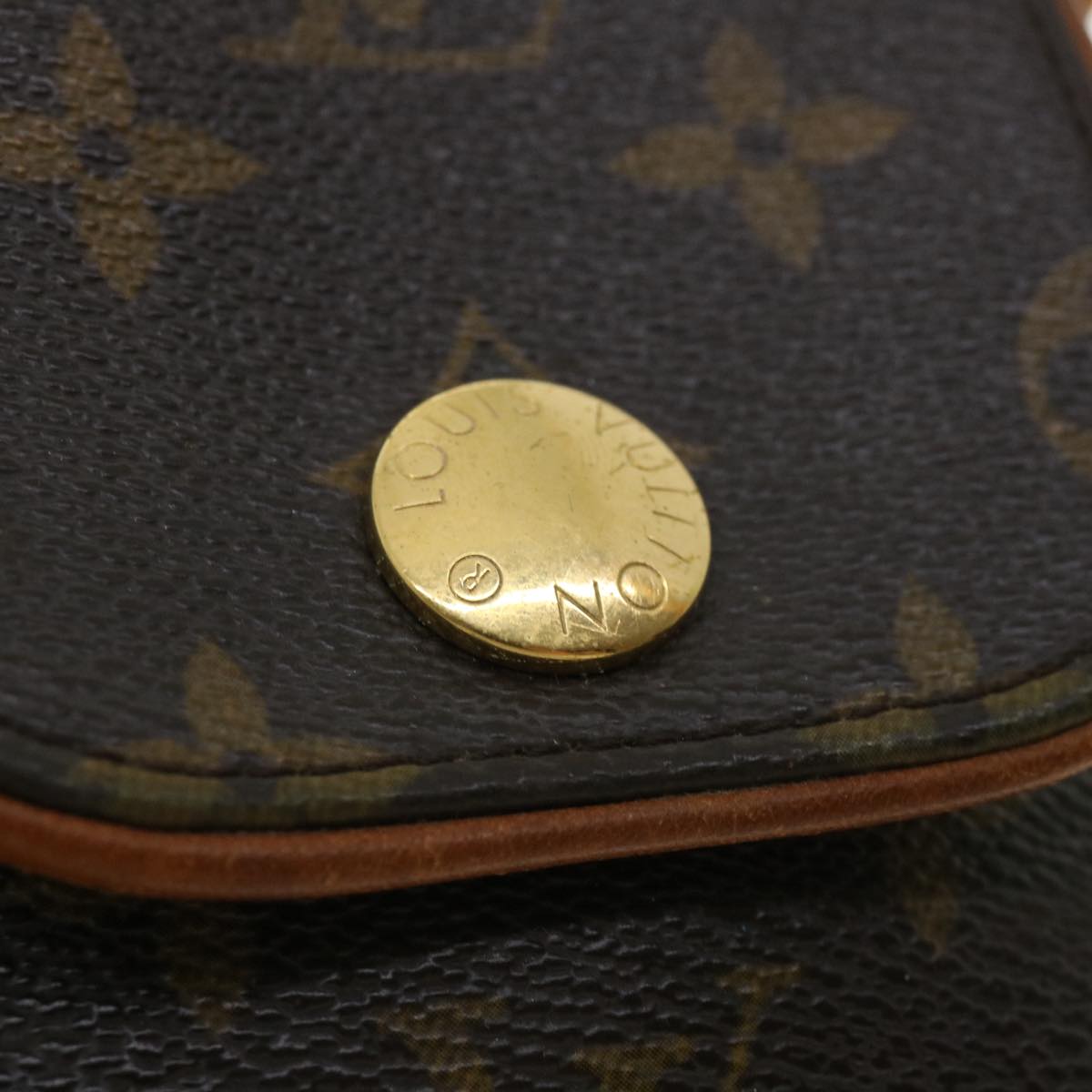 LOUIS VUITTON Monogram Pochette Cancun Shoulder Bag Pouch M60018 LV Auth 33217