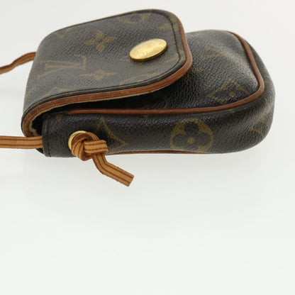 LOUIS VUITTON Monogram Pochette Cancun Shoulder Bag Pouch M60018 LV Auth 33217
