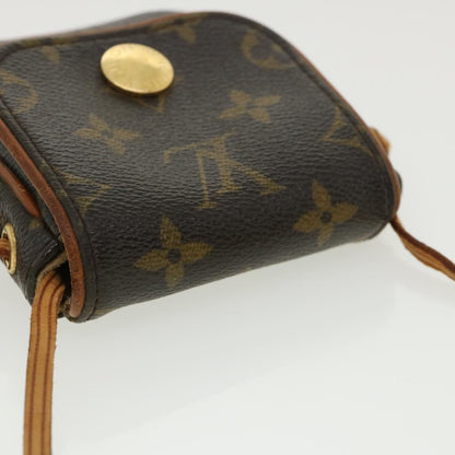LOUIS VUITTON Monogram Pochette Cancun Shoulder Bag Pouch M60018 LV Auth 33217