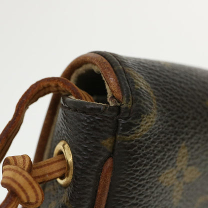 LOUIS VUITTON Monogram Pochette Cancun Shoulder Bag Pouch M60018 LV Auth 33217