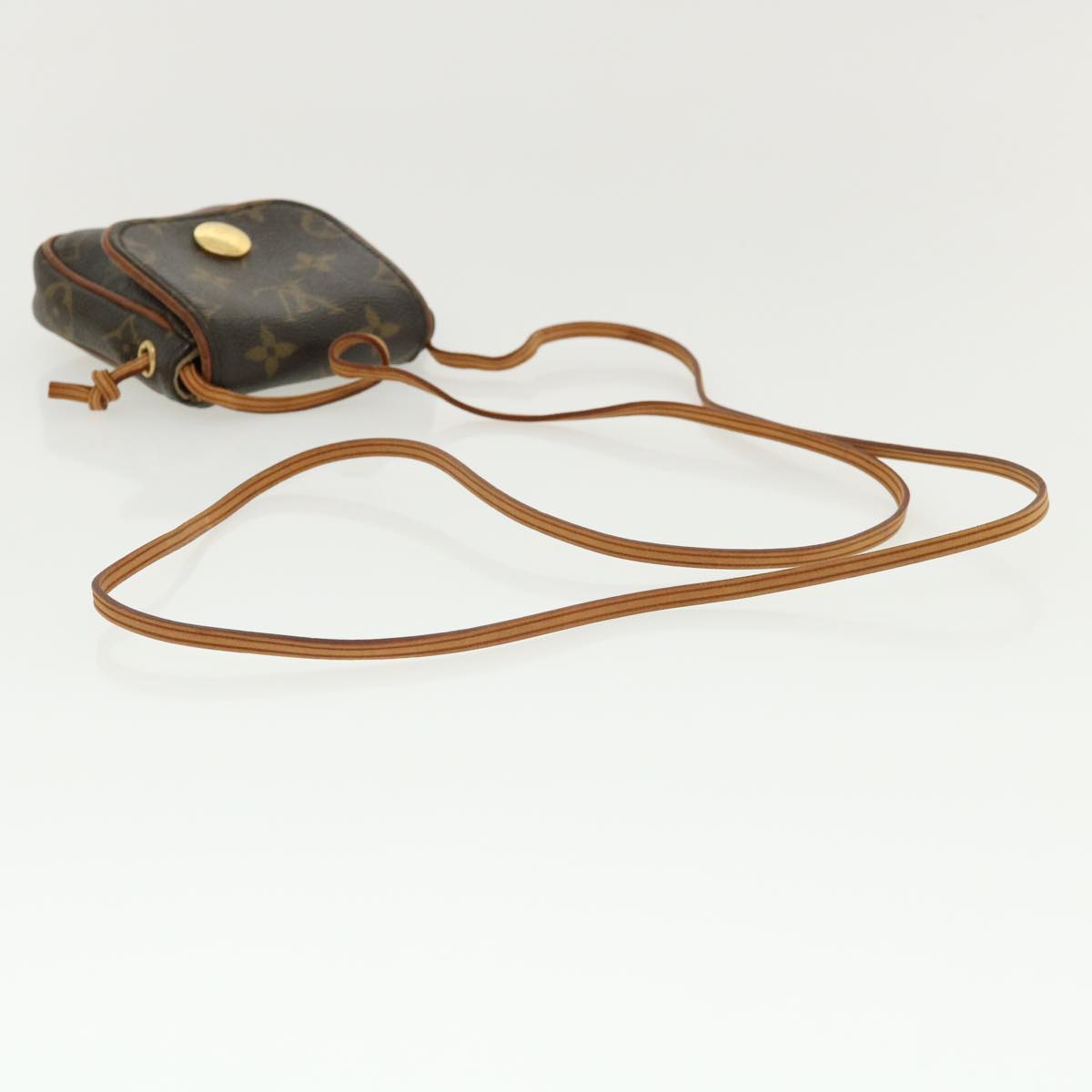 LOUIS VUITTON Monogram Pochette Cancun Shoulder Bag Pouch M60018 LV Auth 33217