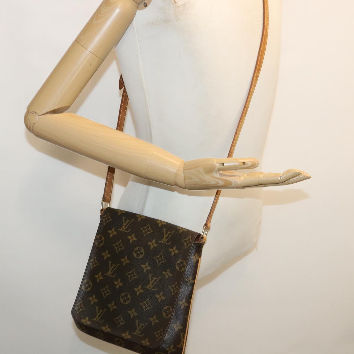 LOUIS VUITTON Monogram Musette Salsa Long Shoulder Bag M51387 LV Auth 33565