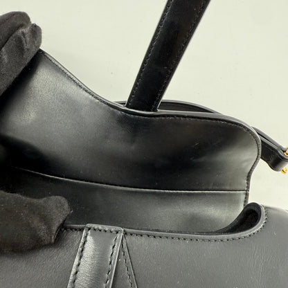Christian Dior Goat Leather Mini Saddle Bag