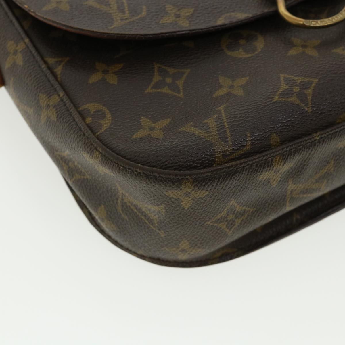 LOUIS VUITTON Monogram Saint Cloud GM Shoulder Bag M51242 LV Auth 33745