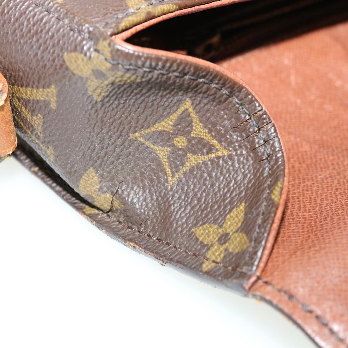 LOUIS VUITTON Monogram Saint Cloud GM Shoulder Bag M51242 LV Auth 33745