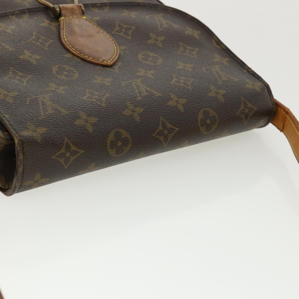 LOUIS VUITTON Monogram Saint Cloud GM Shoulder Bag M51242 LV Auth 33745