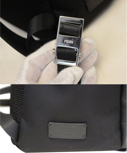 FENDI Black Large Monster Eyes Backpack Bag