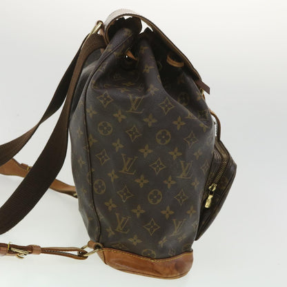 LOUIS VUITTON Monogram Montsouris GM Backpack M51135 LV Auth 34113