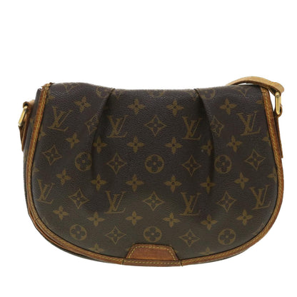 LOUIS VUITTON Monogram Menilmontant PM Shoulder Bag M40474 LV Auth 34123