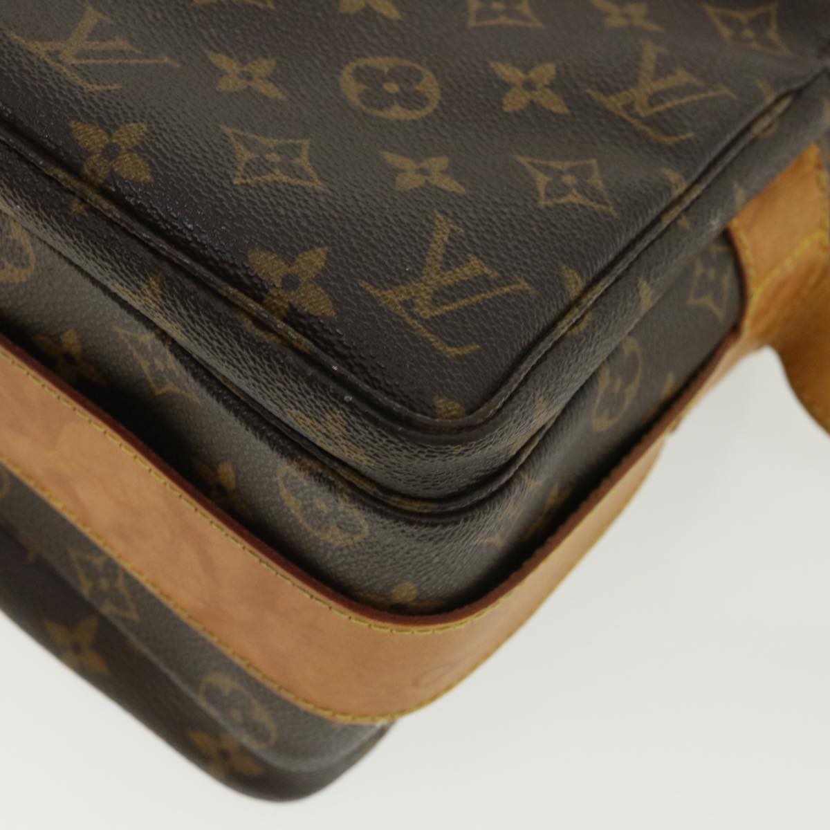 LOUIS VUITTON Monogram Naviglio Shoulder Bag SPO M50205 LV Auth 34419