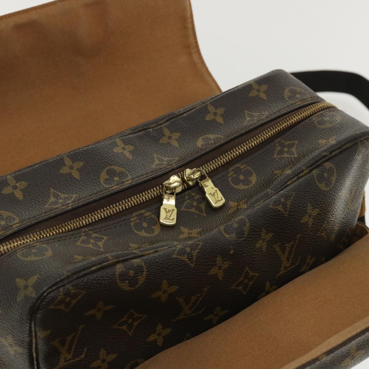 LOUIS VUITTON Monogram Naviglio Shoulder Bag SPO M50205 LV Auth 34419