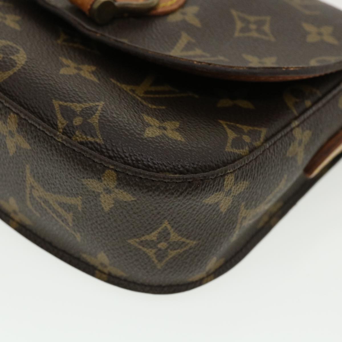 LOUIS VUITTON Monogram Saint Cloud PM Shoulder Bag M51244 LV Auth 35532