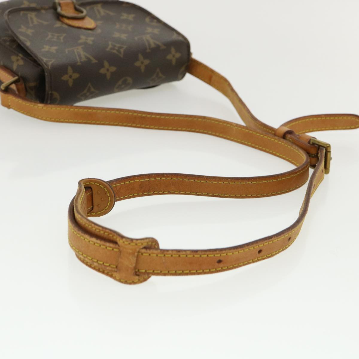 LOUIS VUITTON Monogram Saint Cloud PM Shoulder Bag M51244 LV Auth 35532
