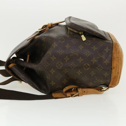LOUIS VUITTON Monogram Montsouris GM Backpack M51135 LV Auth 35600