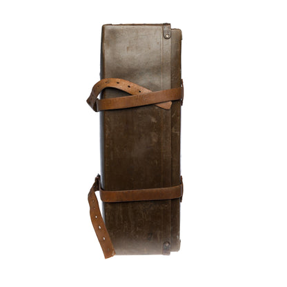 LOUIS VUITTON RARE Trunk in brown vulcanized fiber