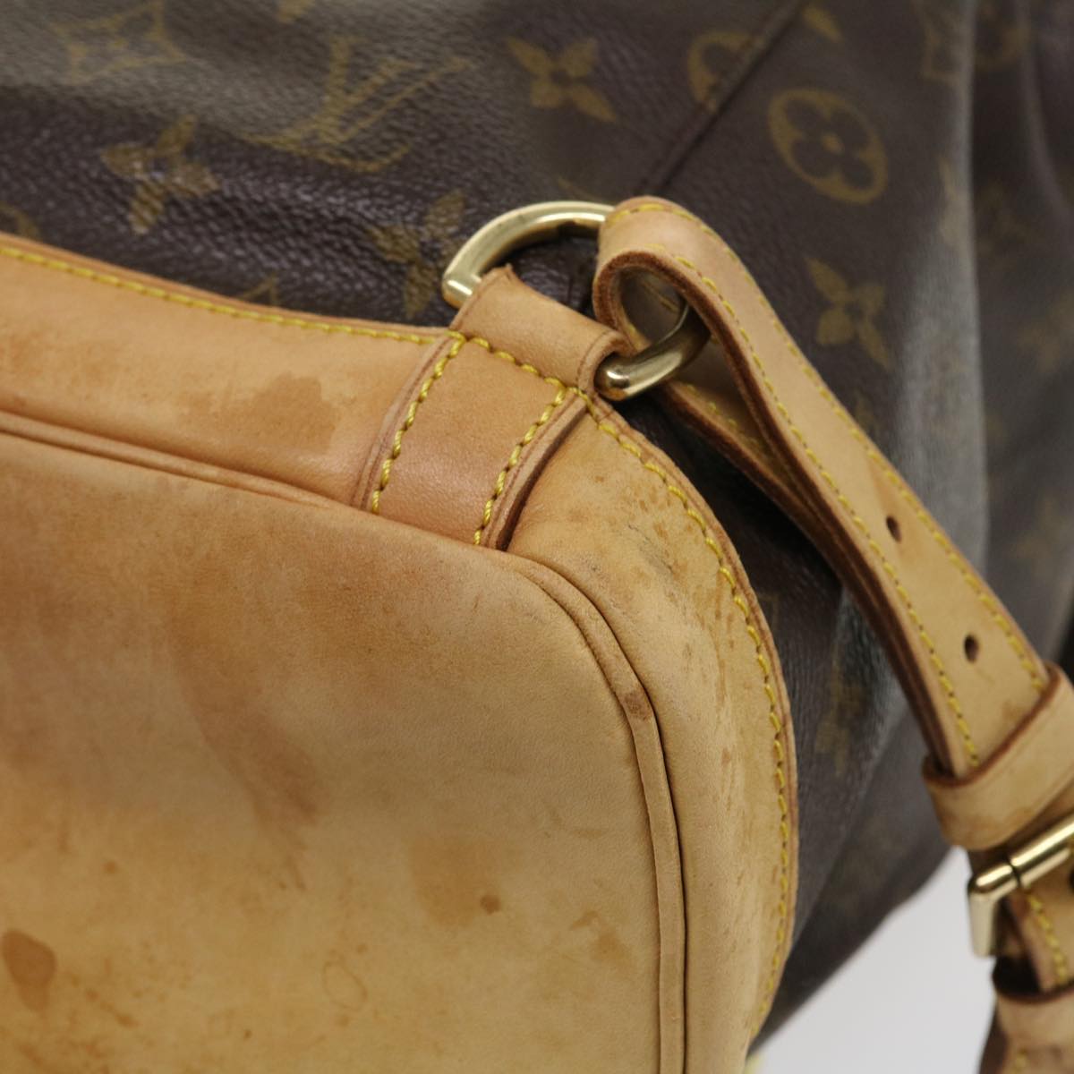 LOUIS VUITTON Monogram Montsouris GM Backpack M51135 LV Auth 35963