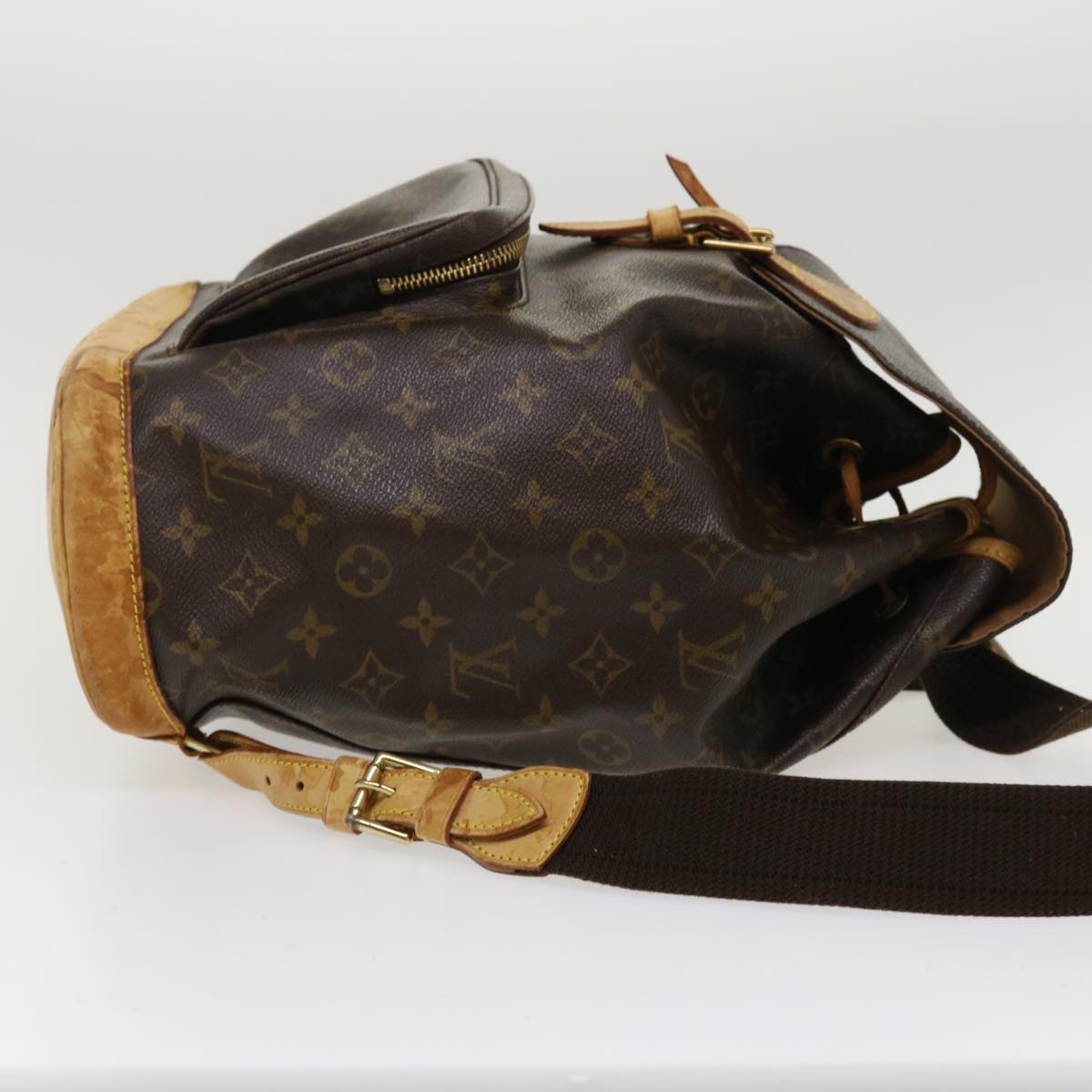 LOUIS VUITTON Monogram Montsouris GM Backpack M51135 LV Auth 35963