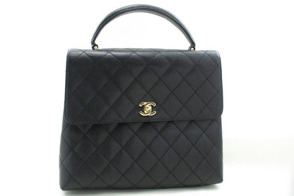 Chanel Kelly Leather Black Shoulder Bag 3