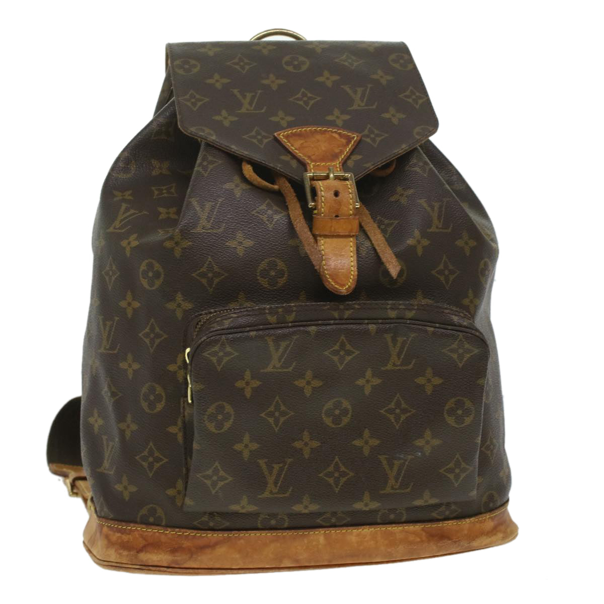 LOUIS VUITTON Monogram Montsouris GM Backpack M51135 LV Auth 36094