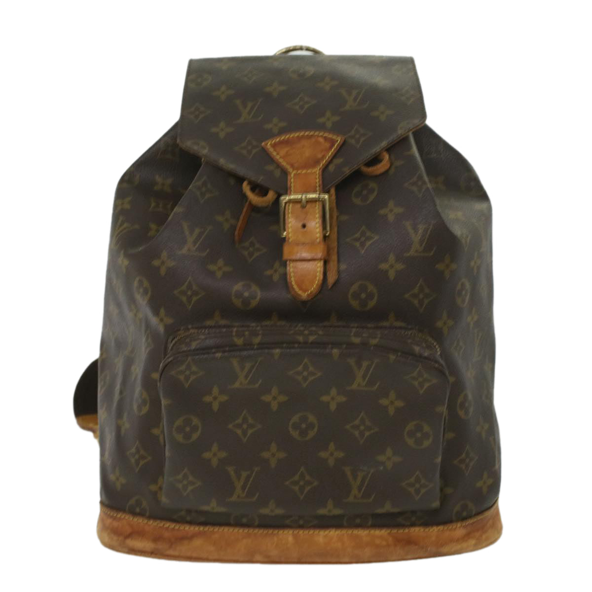 LOUIS VUITTON Monogram Montsouris GM Backpack M51135 LV Auth 36094