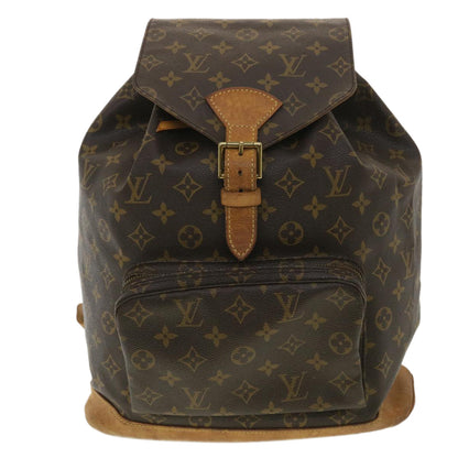 LOUIS VUITTON Monogram Montsouris GM Backpack M51135 LV Auth 36359