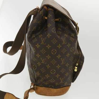 LOUIS VUITTON Monogram Montsouris GM Backpack M51135 LV Auth 36359