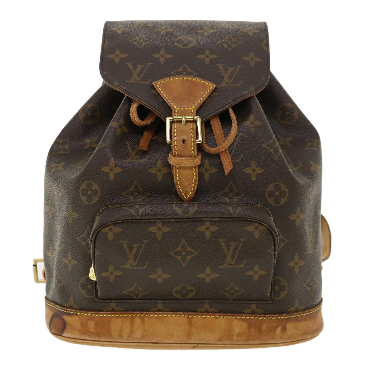 LOUIS VUITTON Monogram Montsouris MM Backpack M51136 LV Auth 36402