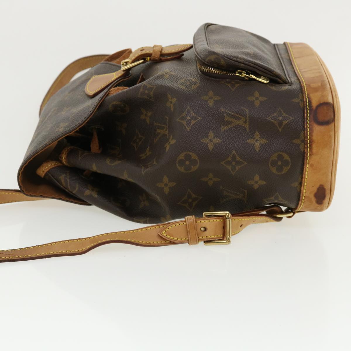 LOUIS VUITTON Monogram Montsouris MM Backpack M51136 LV Auth 36402