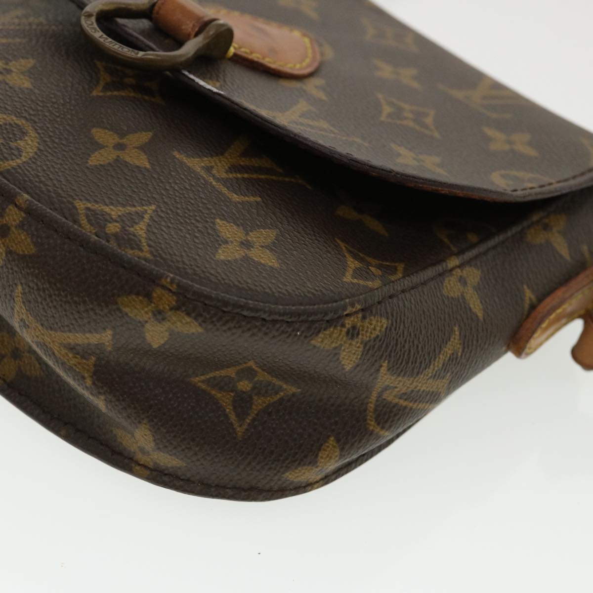 LOUIS VUITTON Monogram Saint Cloud PM Shoulder Bag M51244 LV Auth 36435
