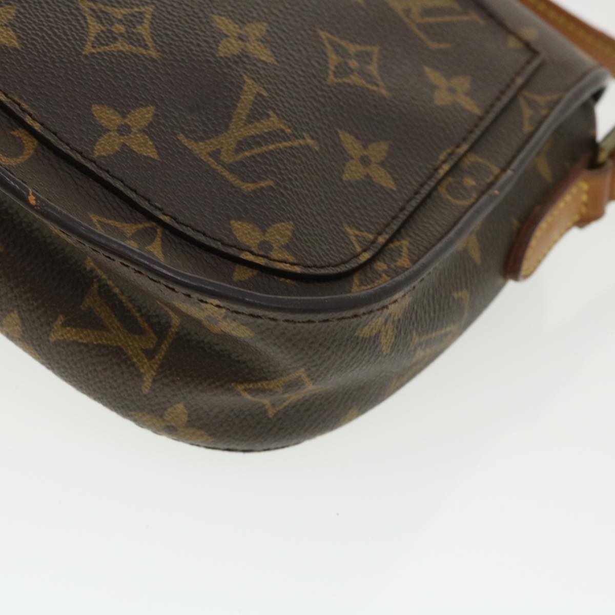 LOUIS VUITTON Monogram Saint Cloud PM Shoulder Bag M51244 LV Auth 36435