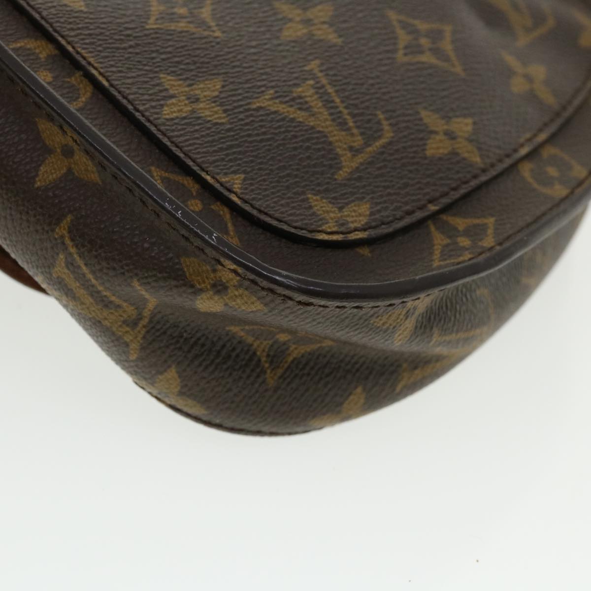 LOUIS VUITTON Monogram Saint Cloud PM Shoulder Bag M51244 LV Auth 36435