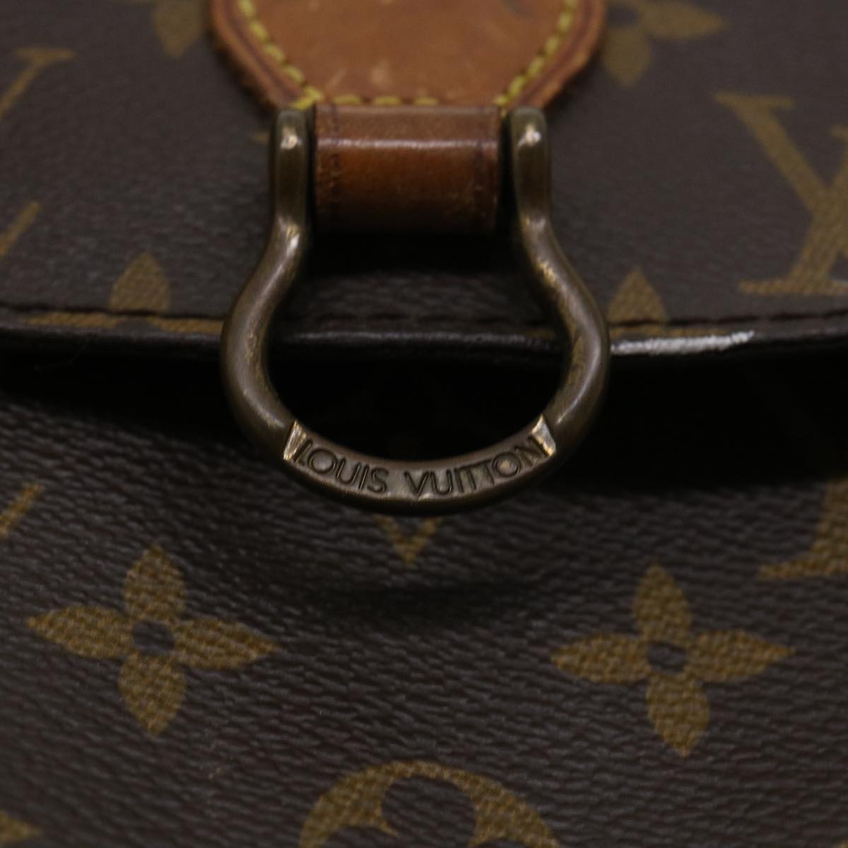LOUIS VUITTON Monogram Saint Cloud PM Shoulder Bag M51244 LV Auth 36435