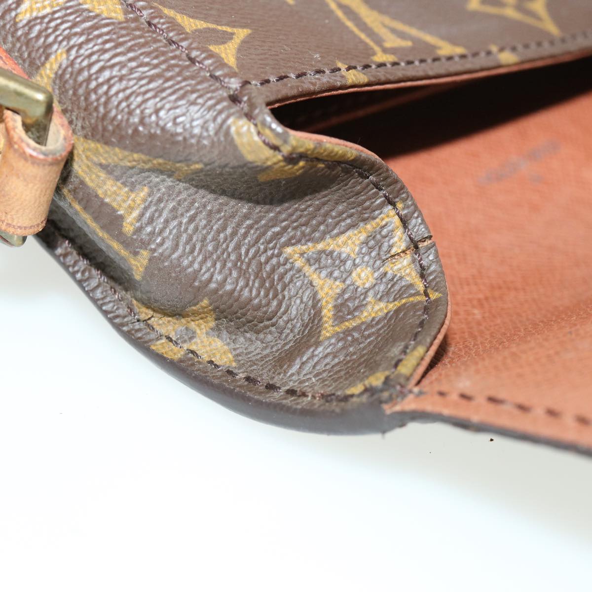 LOUIS VUITTON Monogram Saint Cloud PM Shoulder Bag M51244 LV Auth 36435