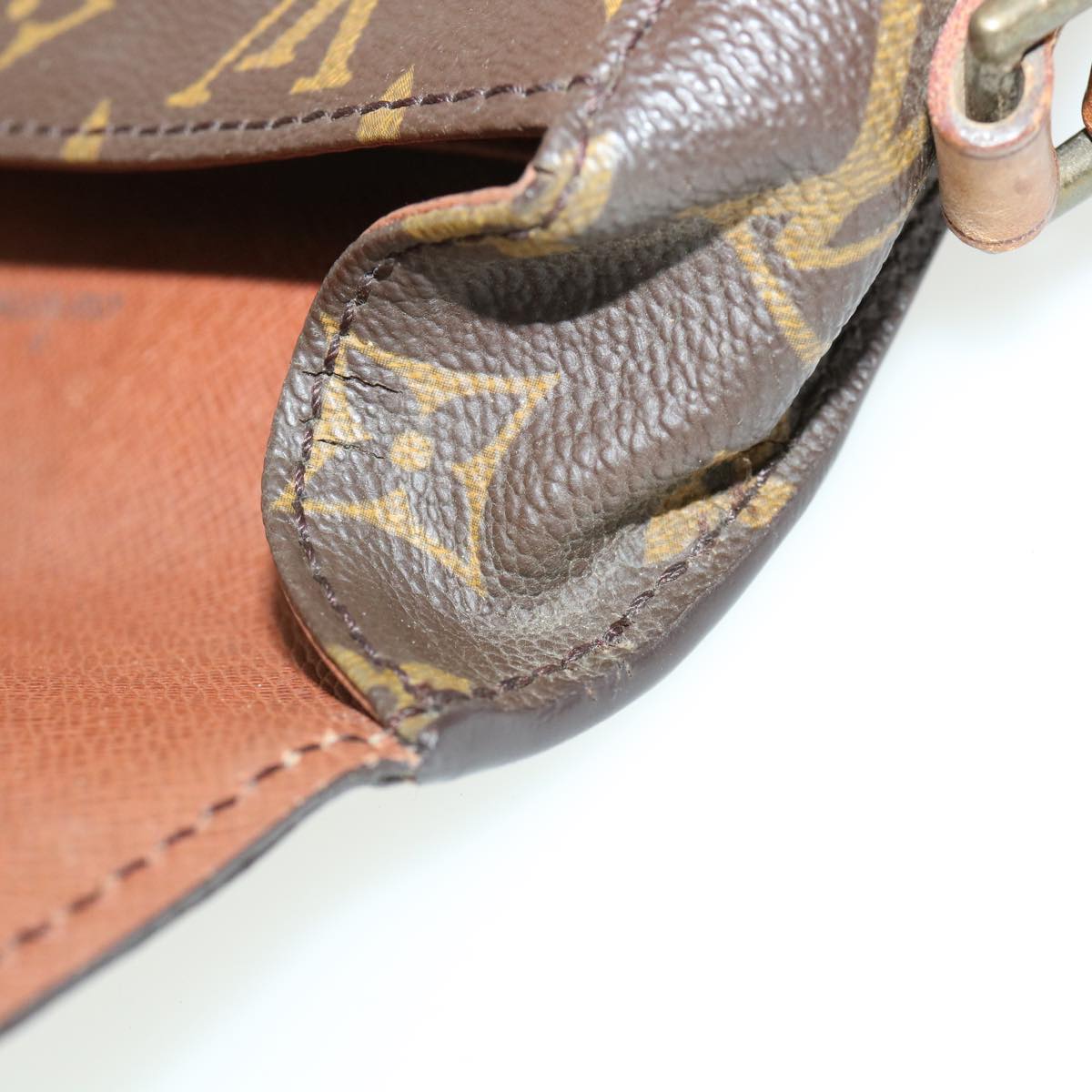 LOUIS VUITTON Monogram Saint Cloud PM Shoulder Bag M51244 LV Auth 36435