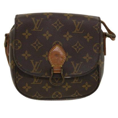 LOUIS VUITTON Monogram Saint Cloud PM Shoulder Bag M51244 LV Auth 36435