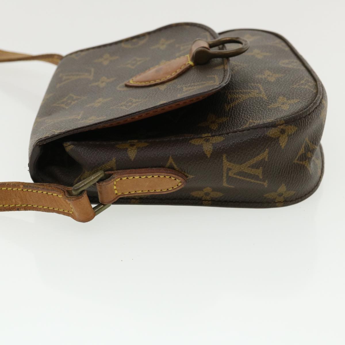 LOUIS VUITTON Monogram Saint Cloud PM Shoulder Bag M51244 LV Auth 36435