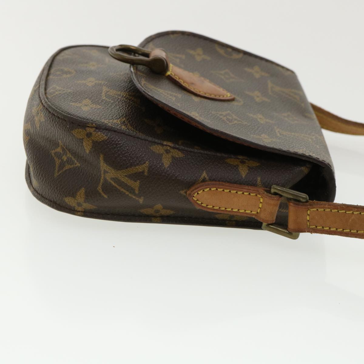 LOUIS VUITTON Monogram Saint Cloud PM Shoulder Bag M51244 LV Auth 36435