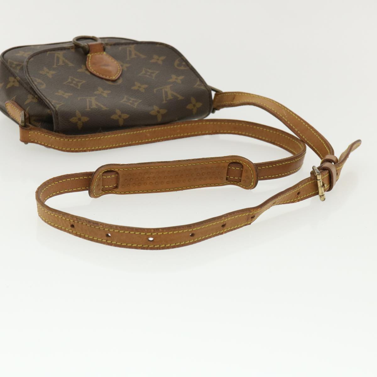 LOUIS VUITTON Monogram Saint Cloud PM Shoulder Bag M51244 LV Auth 36435