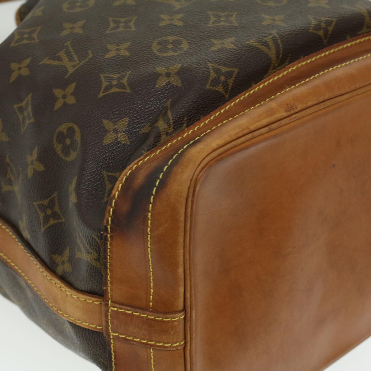 LOUIS VUITTON Monogram Noe Shoulder Bag M42224 LV Auth 36474