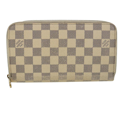 LOUIS VUITTON Damier Azur Zippy Organizer Long Wallet N60012 LV Auth 36491